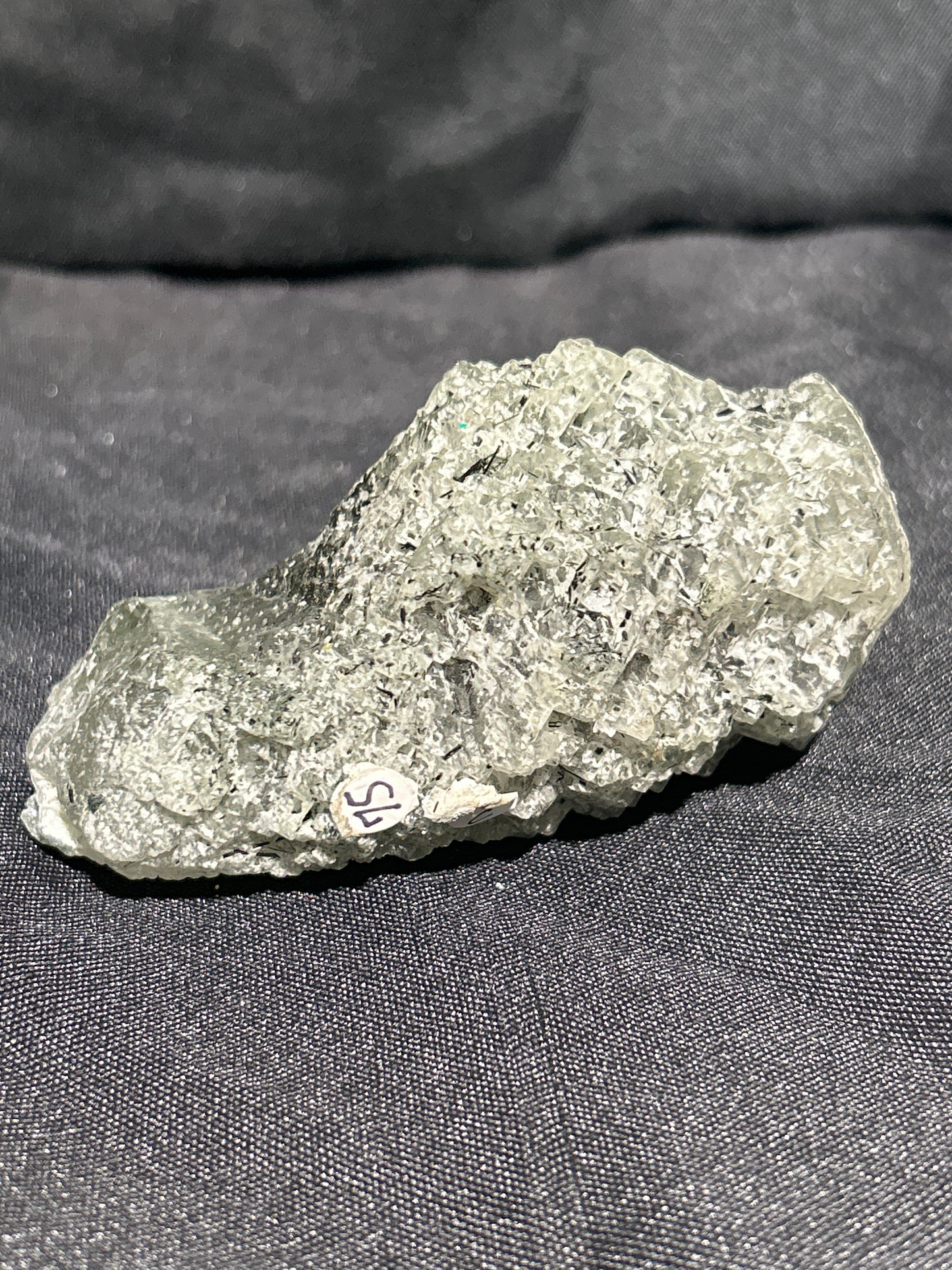 Hydrothermal Etched Quartz with Epidote