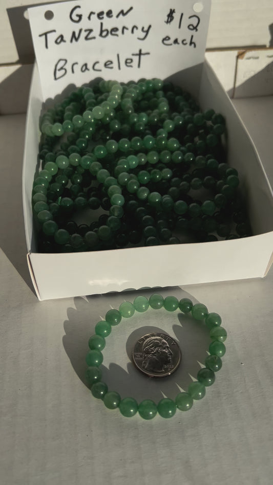 Green Tanzberry Quartz Bracelet